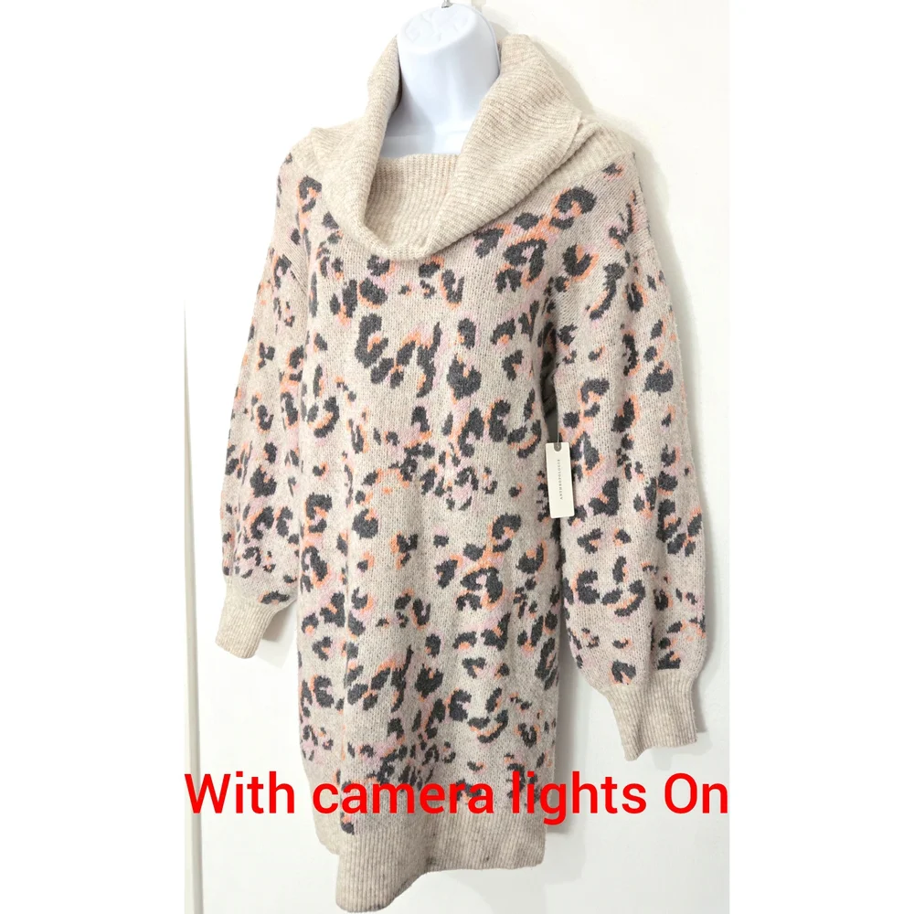 NWT Anthropologie Women's Leopard Print Sweater Size Medium - Picture 12 of 12